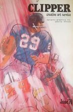 ADVERTING POSTER VERY RARE AMERICAN FOOTBALL CLIPPER 1970 50X70 ART CREATIVE picture
